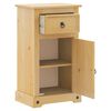vidaXL Bathroom Cabinet Corona 45x33x80 cm Solid Wood Pine