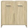 vidaXL Bathroom Sink Cabinet Sonoma Oak 60x33x60 cm Engineered Wood
