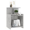 vidaXL Bed Cabinets 2 pcs Concrete Grey 40x35x60 cm Engineered Wood