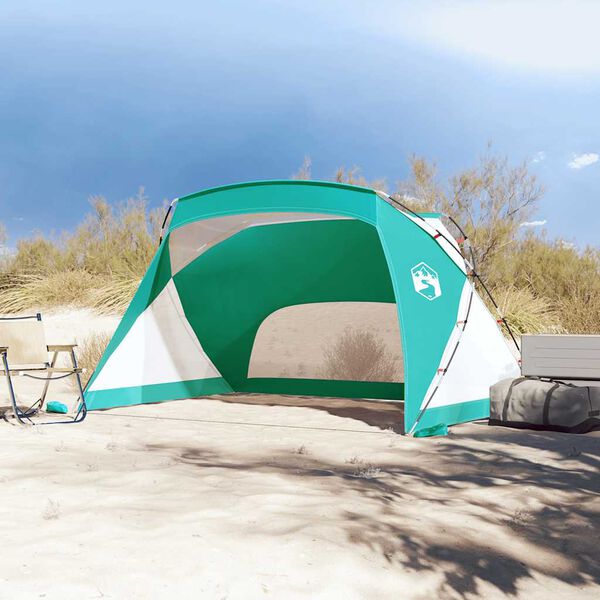vidaXL Beach Tent Sea Green 274x178x170/148 cm 185T Polyester