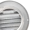 vidaXL Air Vent Covers 2 pcs Silver 80 mm Stainless Steel