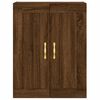 vidaXL Wall Mounted Cabinet Brown Oak 69.5x34x90 cm Engineered Wood