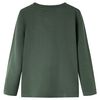Kids' T-shirt with Long Sleeves Dark Green 116