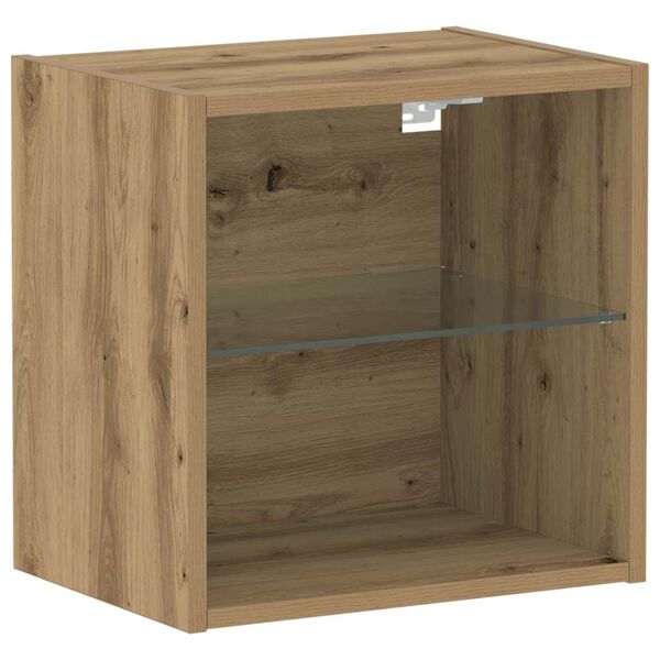 vidaXL Floating Shelf Brown 40 x 28.5 x 40 cm Engineered Wood
