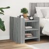vidaXL Bedside Cabinet Grey Sonoma 45x50x50 cm Engineered Wood