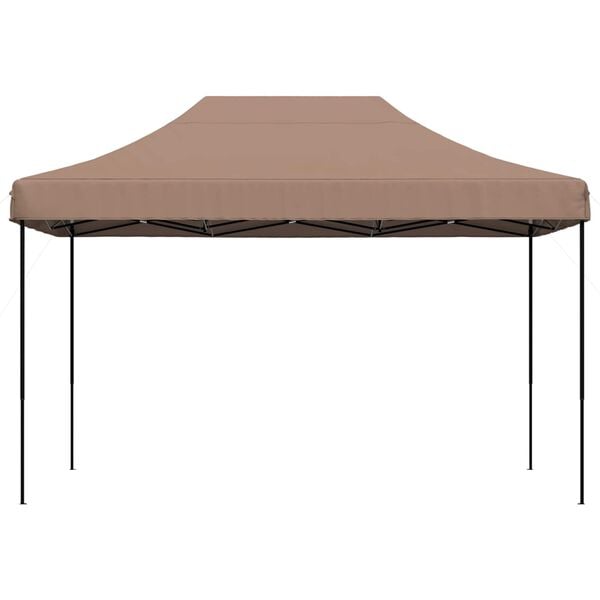 vidaXL Party Tent Folding Brown 279 x 410 x 315 cm Oxford Fabric