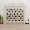 vidaXL Wine Rack 109.5x30x82 cm Solid Wood Pine
