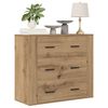 vidaXL Sideboard Artisan Oak 80x33x70 cm Engineered Wood