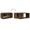 vidaXL Coffee Table Set 2 pcs Smoked Oak Engineered Wood