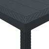 vidaXL Garden Table Anthracite 300 x 100 x 73 cm Poly Rattan