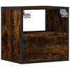 vidaXL Wall-mounted Bedside Cabinet Smoked Oak 40x31x39.5 cm