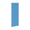 vidaXL Pleated Blind Blue 40x100 cm Fabric Width 39.4 cm Polyester