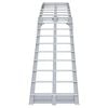 vidaXL Motorcycle Ramp Folding Silver 180 x 28 x 5 cm Aluminium