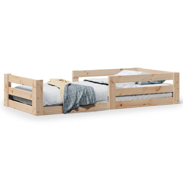 vidaXL Bed Frame without Mattress 90x200 cm Solid Wood Pine