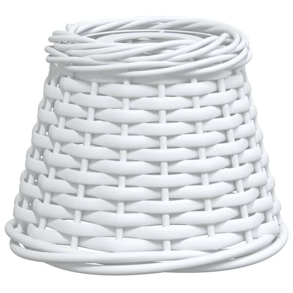 vidaXL Ceiling Lamp Shade White &Oslash;15x12 cm Wicker