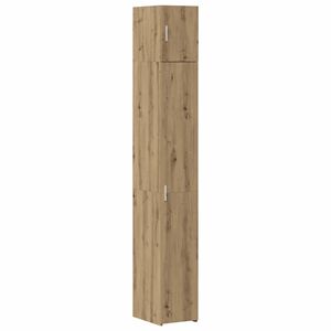 vidaXL 2-piece Storage Cabinet with Shelves 2 pcs Artisan Oak