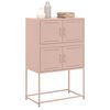 vidaXL Sideboard Pink 68.5x38.5x107 cm Steel