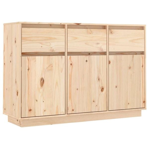 vidaXL Sideboard 110x36x75 cm Solid Wood Pine