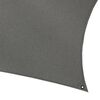 Mestic Awning Shade Cloth with LED 2.5x4 m Anthracite