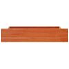 vidaXL Bed Drawers 4 pcs Wax Brown Solid Wood Pine