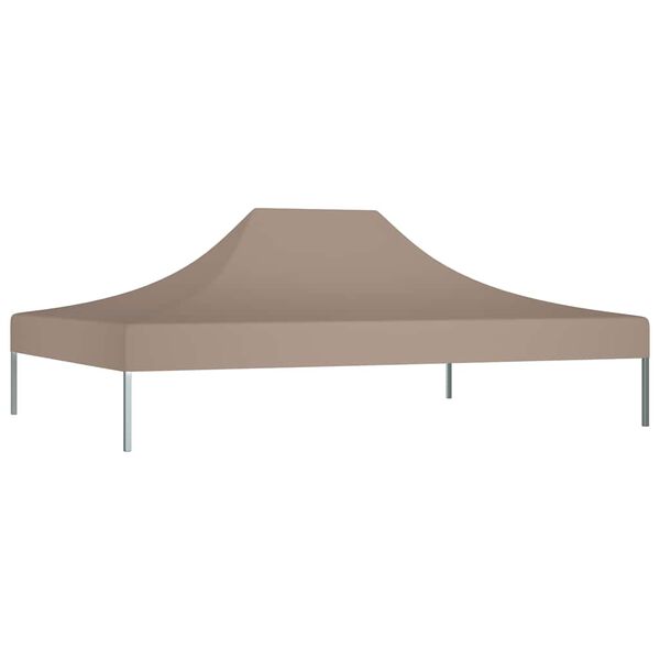 vidaXL Party Tent Roof 4x3 m Taupe 270 g/m²