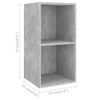 vidaXL 5 Piece TV Cabinet Set Concrete Grey Engineered Wood