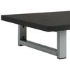vidaXL Bathroom Wall Shelf for Basin Black 60x40x16.3 cm