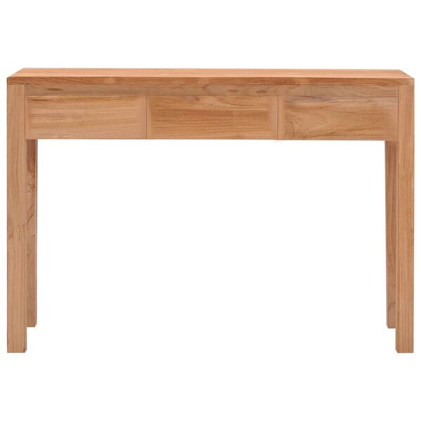 vidaXL Console Table 110x35x75 cm Solid Teak Wood