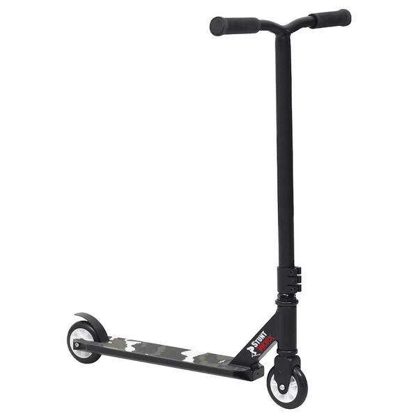 vidaXL Stunt Scooter with Aluminium Handlebar Black