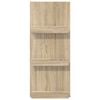 vidaXL Magazine Rack Sonoma Oak 43 x 11 x 102 cm Engineered Wood