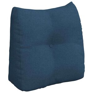vidaXL Back Pillow Blue 45 x 24 x 50 cm Fabric
