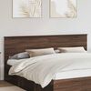 vidaXL Headboard Brown Oak 200 cm Engineered wood