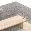vidaXL Bed Frame without Mattress Grey Sonoma 160x200 cm