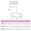 vidaXL Rain Boots Black Size 43 PVC