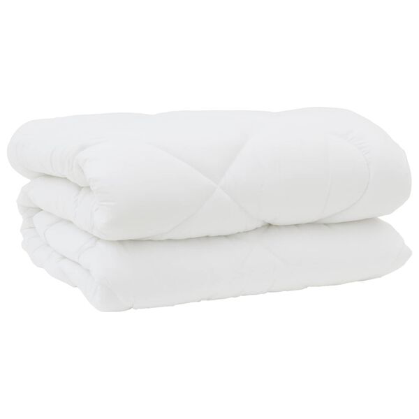 vidaXL Winter Duvet with Pillow 3 pcs White Microfiber