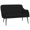 vidaXL Bench Black 110x76x80 cm Fabric