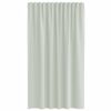 vidaXL Voile Curtains with Rod Pockets 2 pcs Light Grey