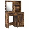 vidaXL Dressing Table Set 2 pcs Smoked Oak Engineered Wood