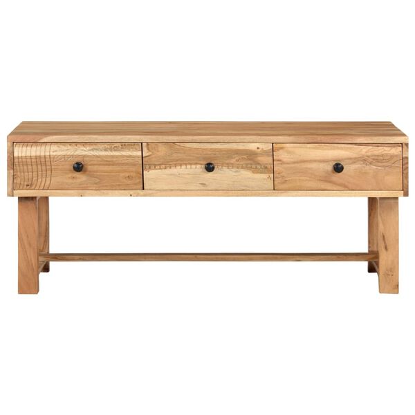 vidaXL Coffee Table 100x50x40 cm Solid Acacia Wood