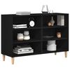 vidaXL Sideboard Black Oak 103.5 x 35 x 70 cm Engineered Wood