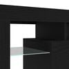vidaXL TV Cabinet 2 pcs Black Oak 200 x 37 x 40 cm Engineered Wood