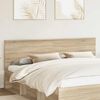 vidaXL Headboard Sonoma Oak 200 cm Engineered wood