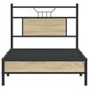 vidaXL Bed Frame without Mattress Sonoma Oak 80x200 cm Engineered Wood