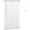 vidaXL Venetian Blinds Height Adjustable Silver 130 x 80 cm Aluminium