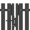 vidaXL Garden Fence Gate Steel 400x75 cm Anthracite