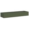 vidaXL Planter Olive Green 280x80x40 cm Steel