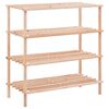 vidaXL Shoe Rack | Natural Wood | Solid Fir Wood | Medium | Shoe Rack