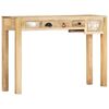 vidaXL Console Table 110x30x75 cm Solid Mango Wood