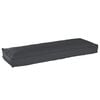 vidaXL Pallet Cushion Set 2 pcs Black 120 x 40 x 8 cm Oxford Fbric