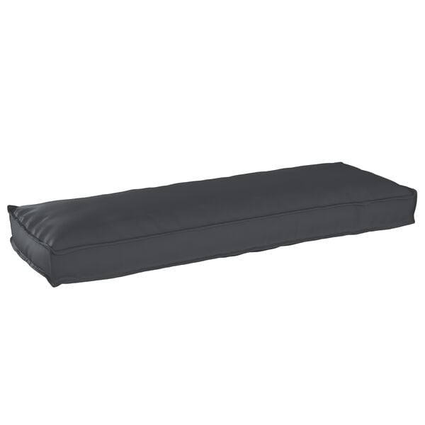 vidaXL Pallet Cushion Set 2 pcs Black 120 x 40 x 8 cm Oxford Fbric